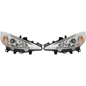 Jogo de faróis principais para Peugeot 207 06-12