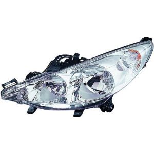 Farol principal Esquerdo para Peugeot 207 06-09