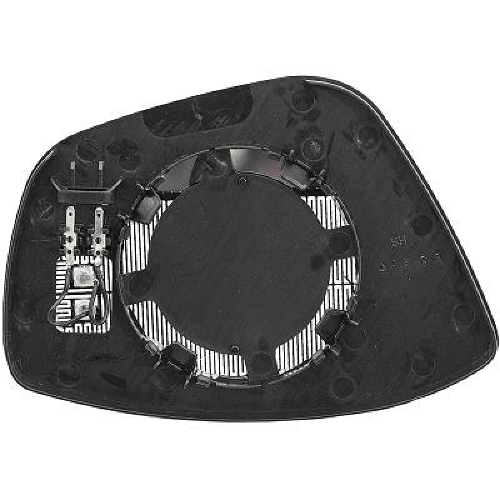 Vidro de espelho, espelho retrovisor exterior Esquerdo para Peugeot 208 15-19