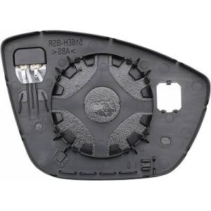 Vidro de espelho, espelho retrovisor exterior Esquerdo para Peugeot 208 24->>