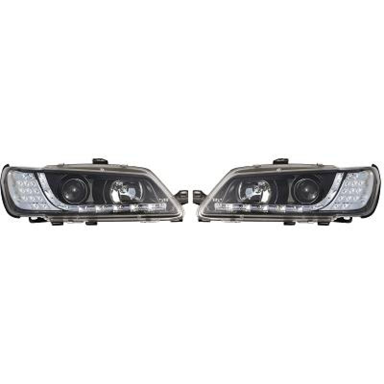 Jogo de faróis principais para Peugeot 306 93-97