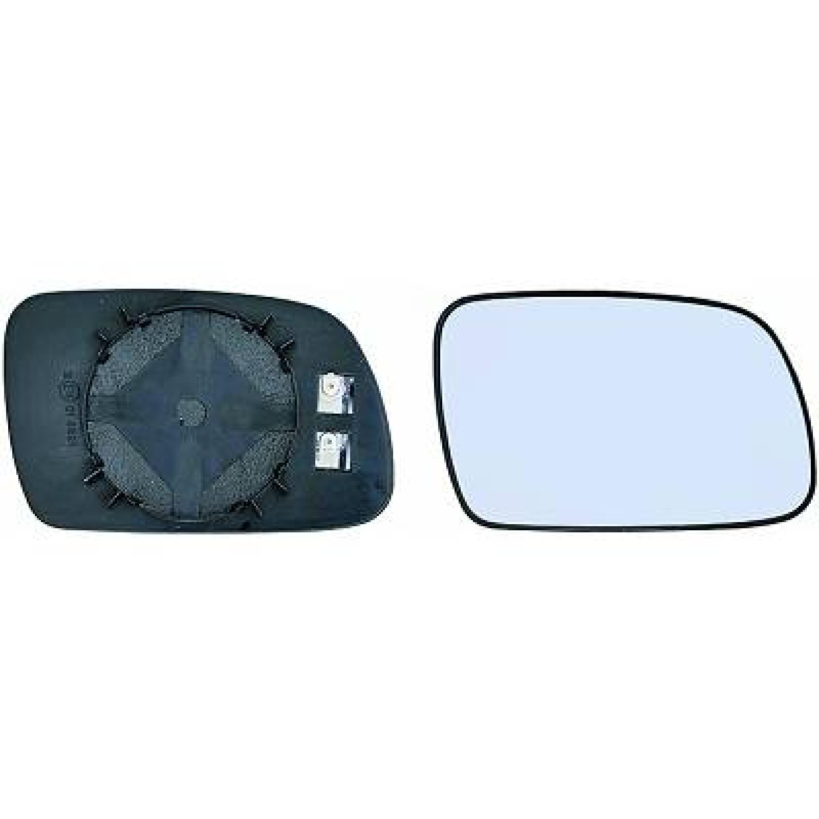 Vidro de espelho, espelho retrovisor exterior Direito para Peugeot 407 Berlina/Carrinha 04-10