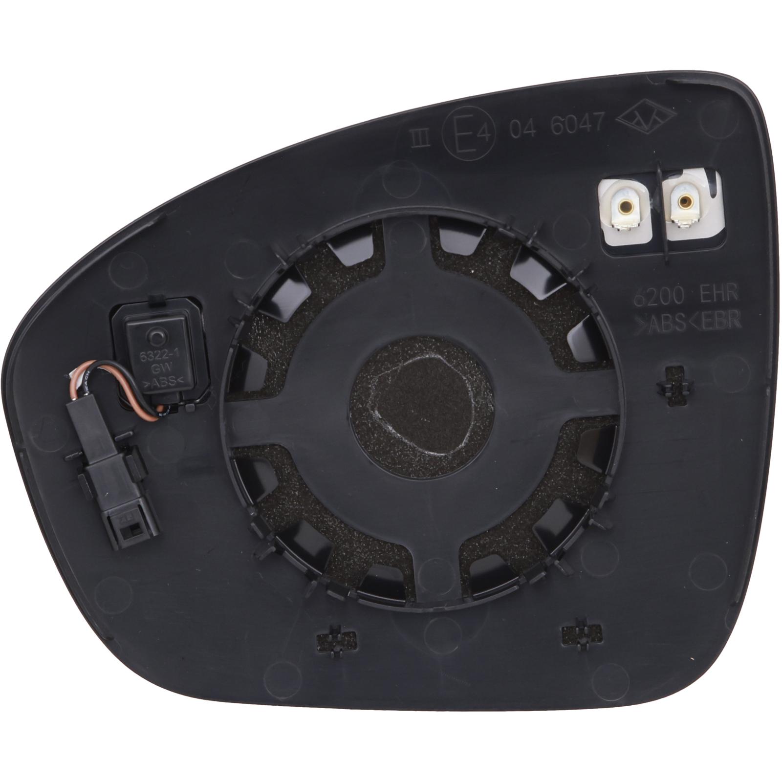 Vidro de espelho, espelho retrovisor exterior para Renault Captur 20->>