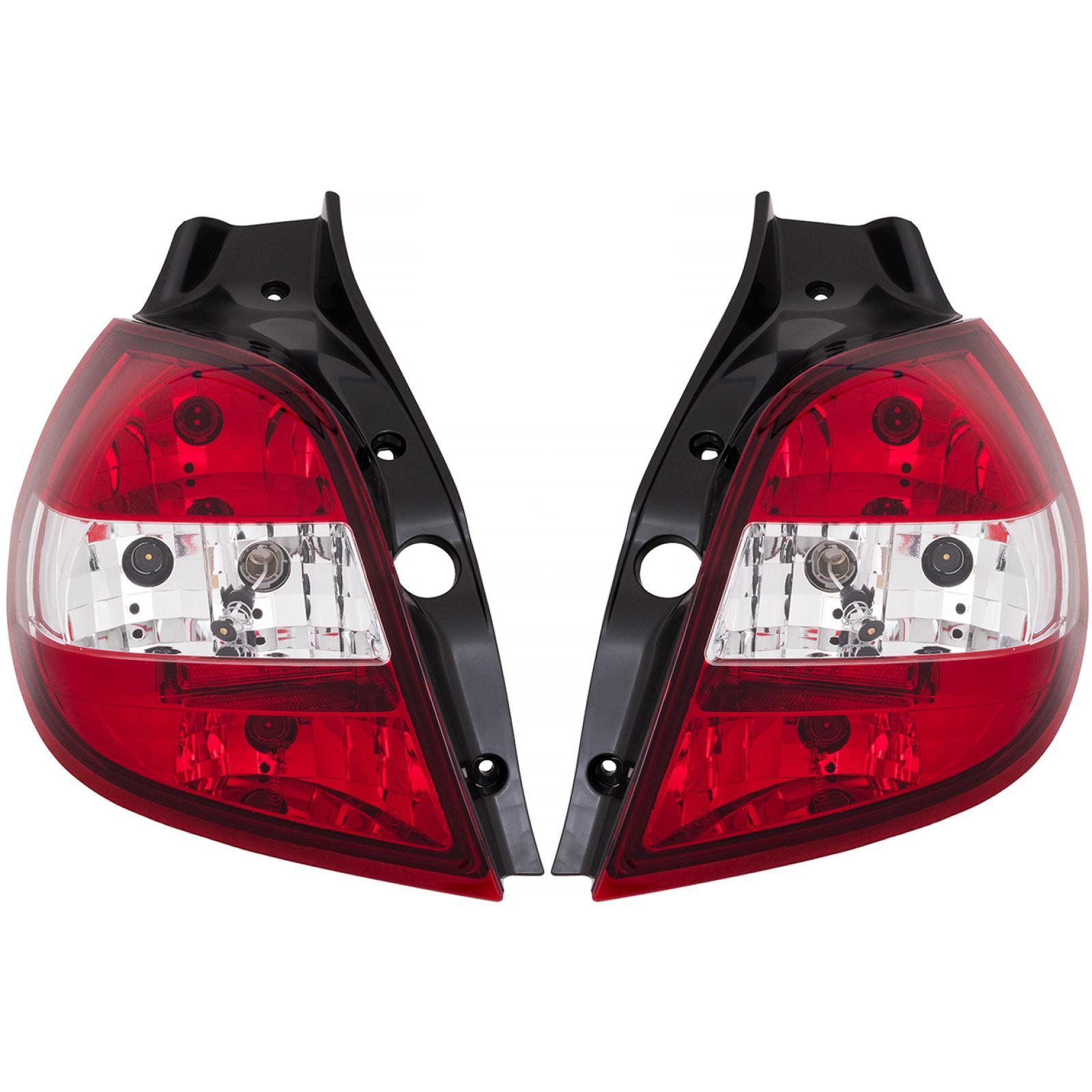 Jogo de farolins traseiros para Renault Clio III 05-09