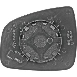 Vidro de espelho, espelho retrovisor exterior Direito para Dacia Logan Berlina/Carrinha MCV Pickup 08-13