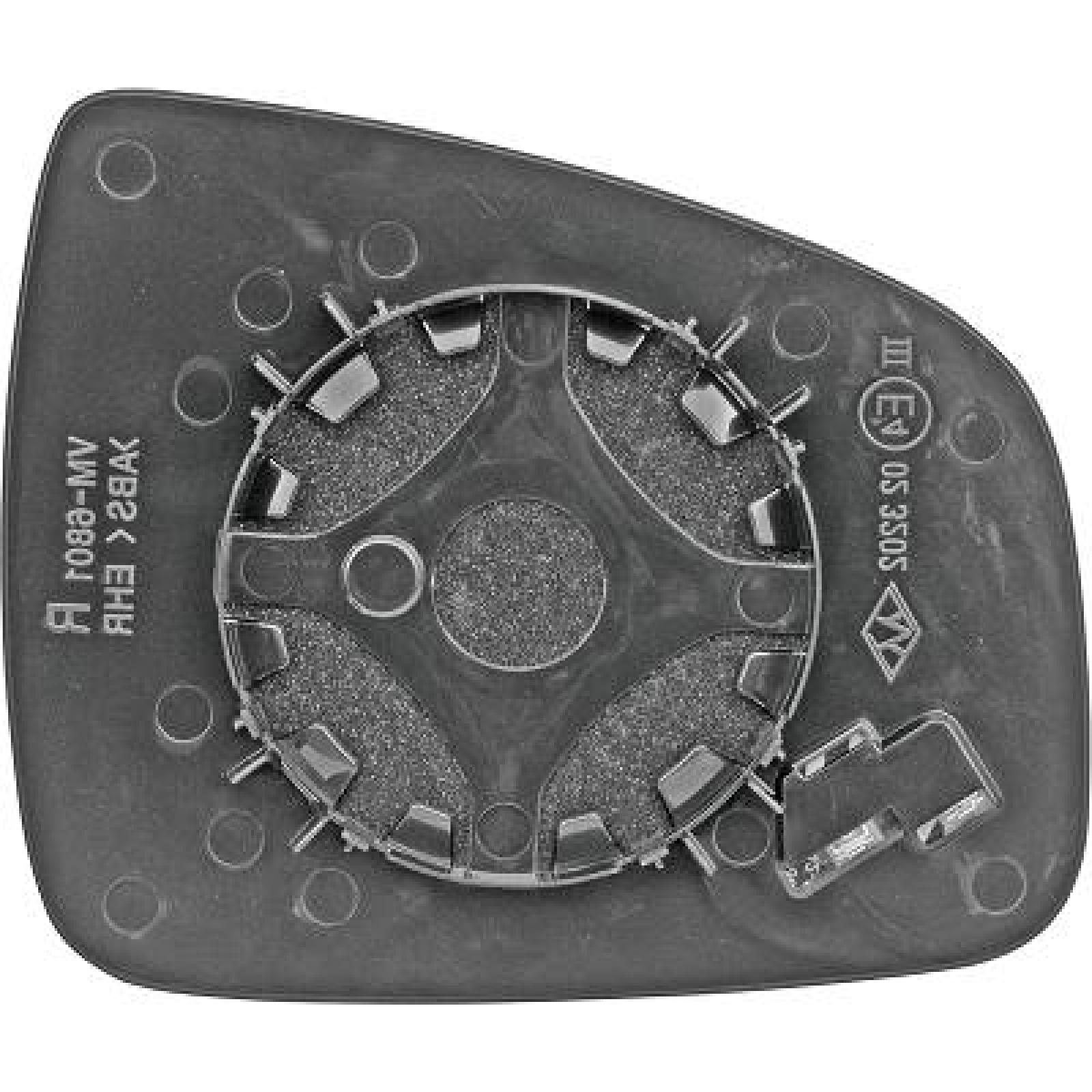 Vidro de espelho, espelho retrovisor exterior Esquerdo para Dacia Logan Berlina/Carrinha MCV Pickup 08-13