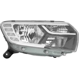 Farol principal Direito para Dacia Logan Berlina 17->>