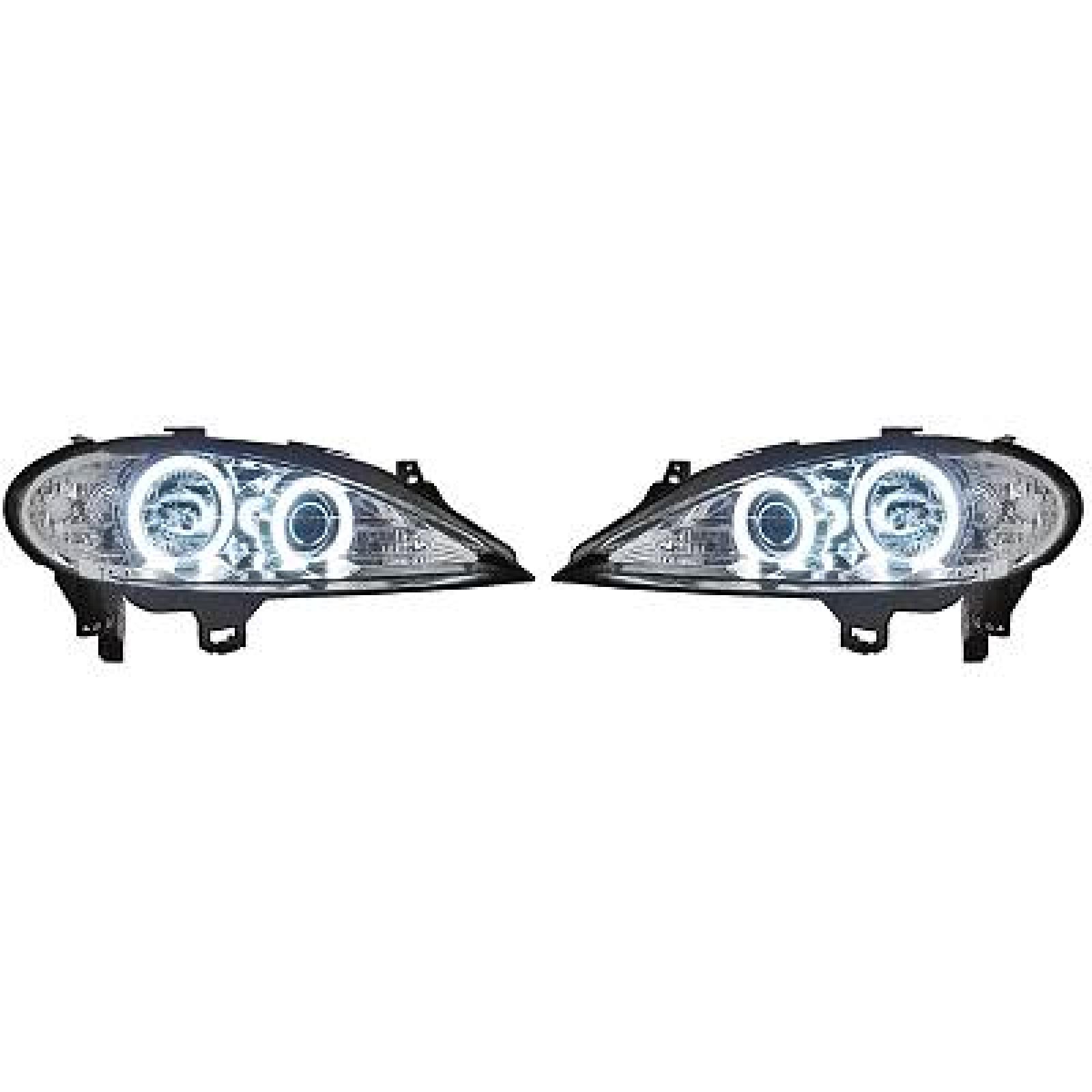 Jogo de faróis principais para Renault Megane (Berlina/Carrinha) 99-02