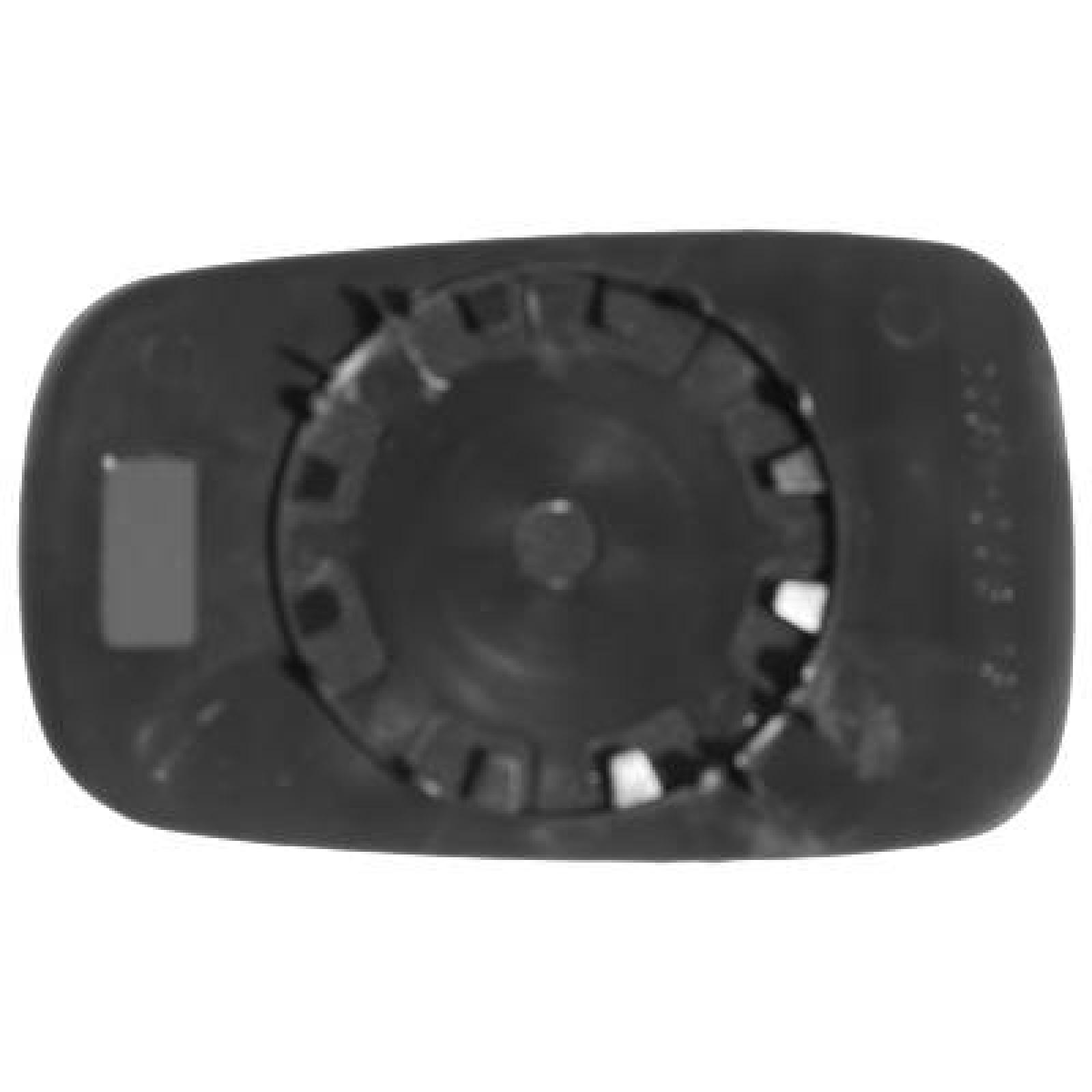 Vidro de espelho, espelho retrovisor exterior Direito para Renault Megane II 06-08