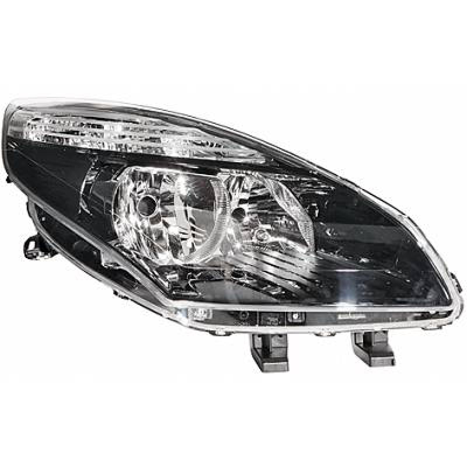 Farol principal Direito para Renault Scenic / Grand Scenic 09->>