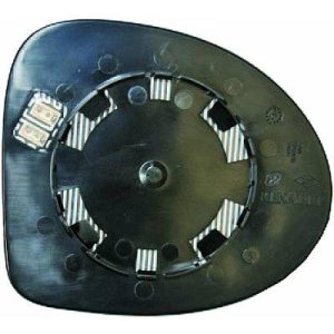Vidro de espelho, espelho retrovisor exterior Direito para Renault Twingo 07-11