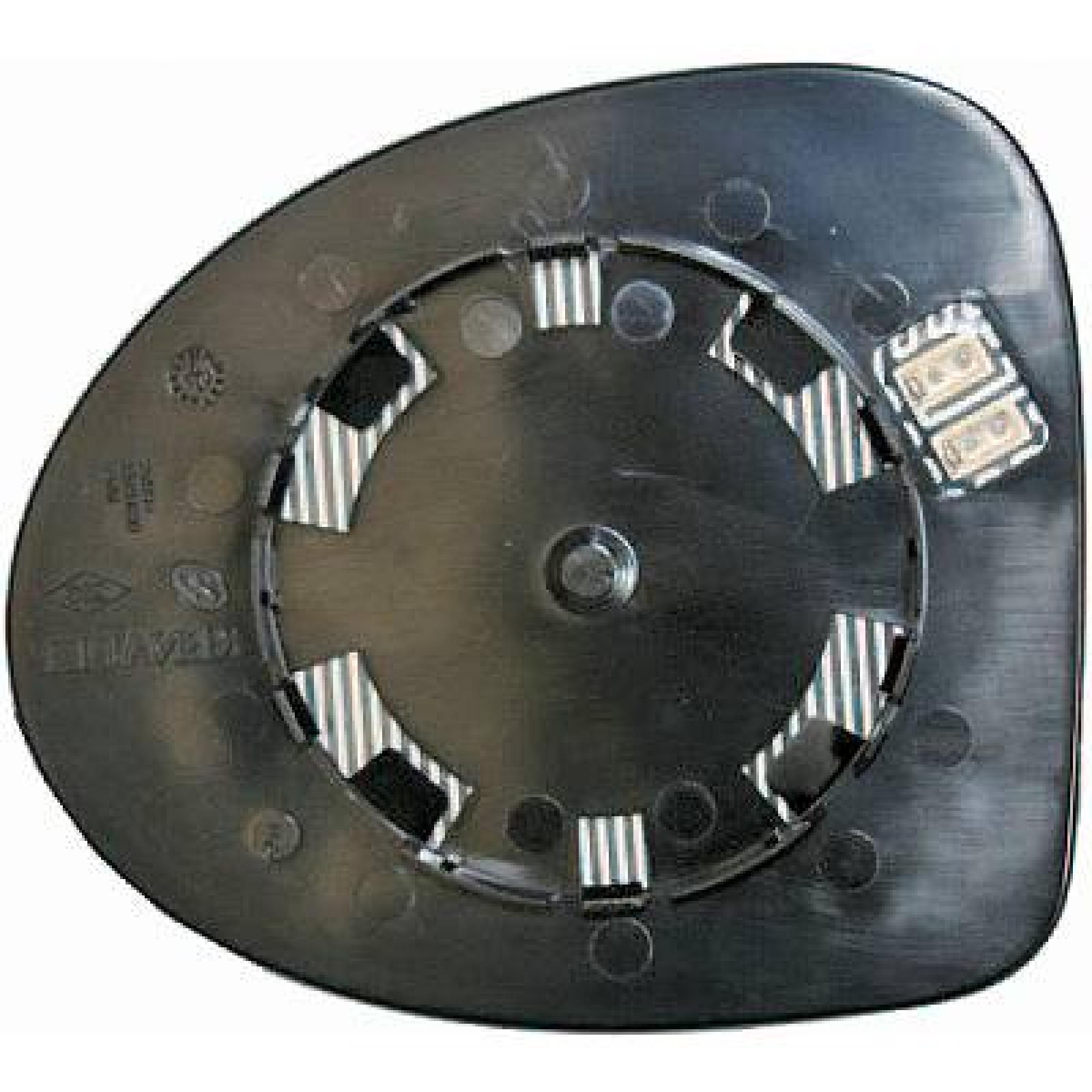 Vidro de espelho, espelho retrovisor exterior Esquerdo para Renault Twingo GT+Dynamique 07-11