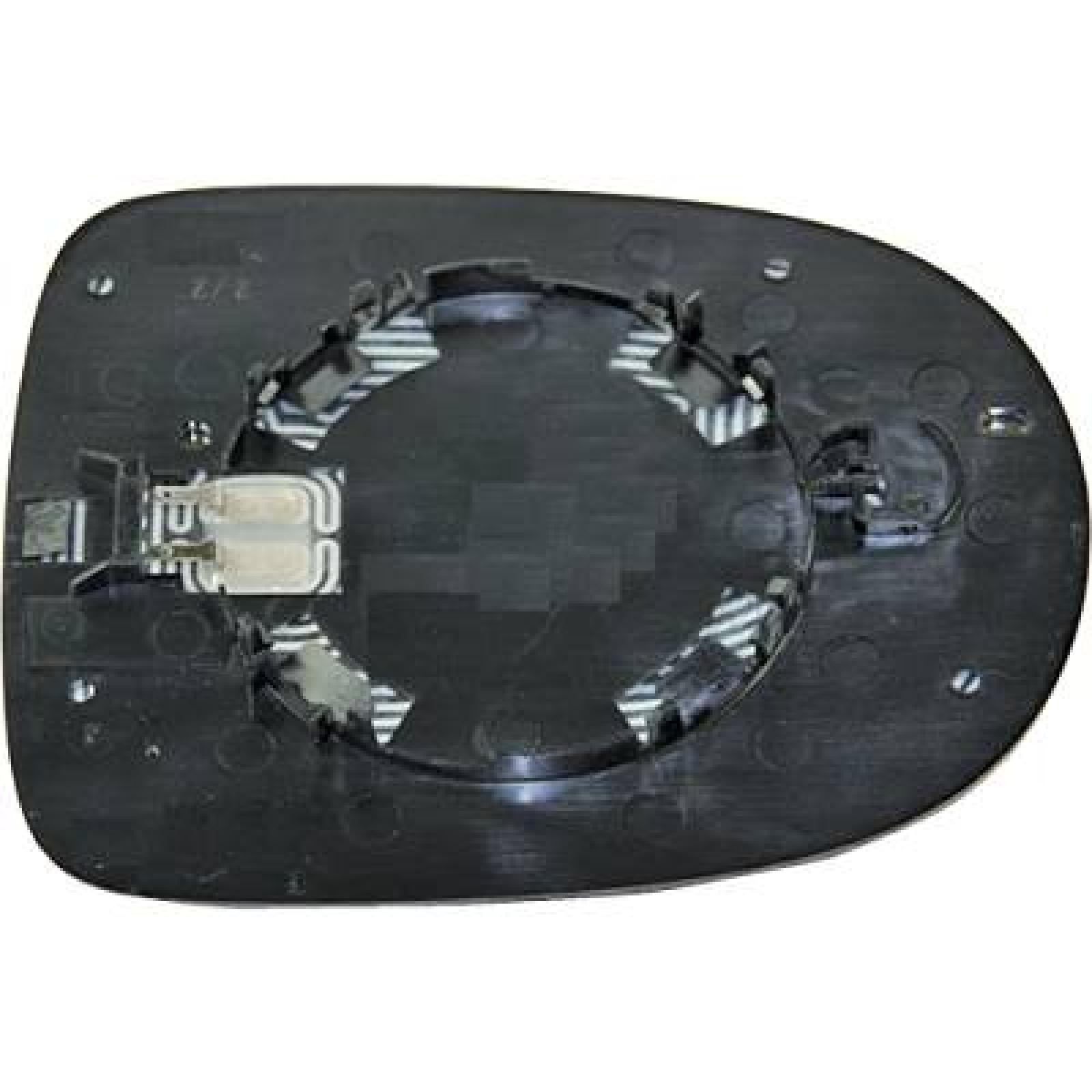 Vidro de espelho, espelho retrovisor exterior Direito para Renault Twingo GT+Dynamique 07-11