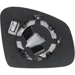 Vidro de espelho, espelho retrovisor exterior Esquerdo para Renault Twingo III 19->>