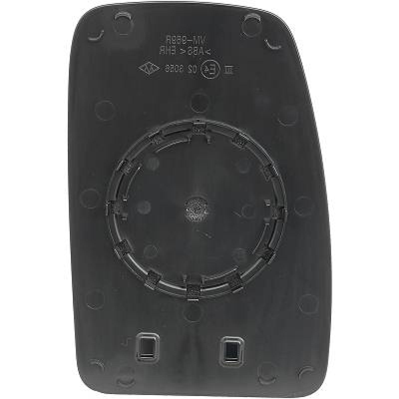 Vidro de espelho, espelho retrovisor exterior Esquerdo para Opel Movano 03-10