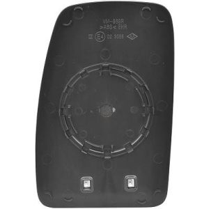 Vidro de espelho, espelho retrovisor exterior Direito para Opel Movano 03-10