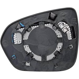 Vidro de espelho, espelho retrovisor exterior Direito para Dacia Duster 18->>