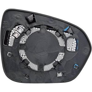 Vidro de espelho, espelho retrovisor exterior Esquerdo para Dacia Duster 18->>