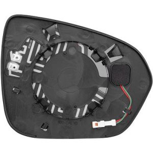 Vidro de espelho, espelho retrovisor exterior Esquerdo para Dacia Duster 18->>