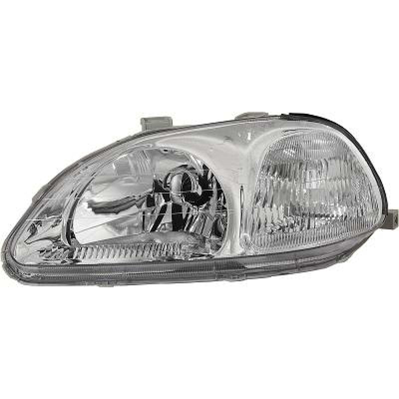 Farol principal Esquerdo para Honda Civic Hatchback (3 portas) 95-99