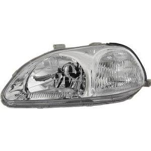 Farol principal Esquerdo para Honda Civic Coupé (2 portas) 95-99