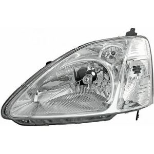 Farol principal Esquerdo para Honda Civic 3/5 portasHatchback01-03