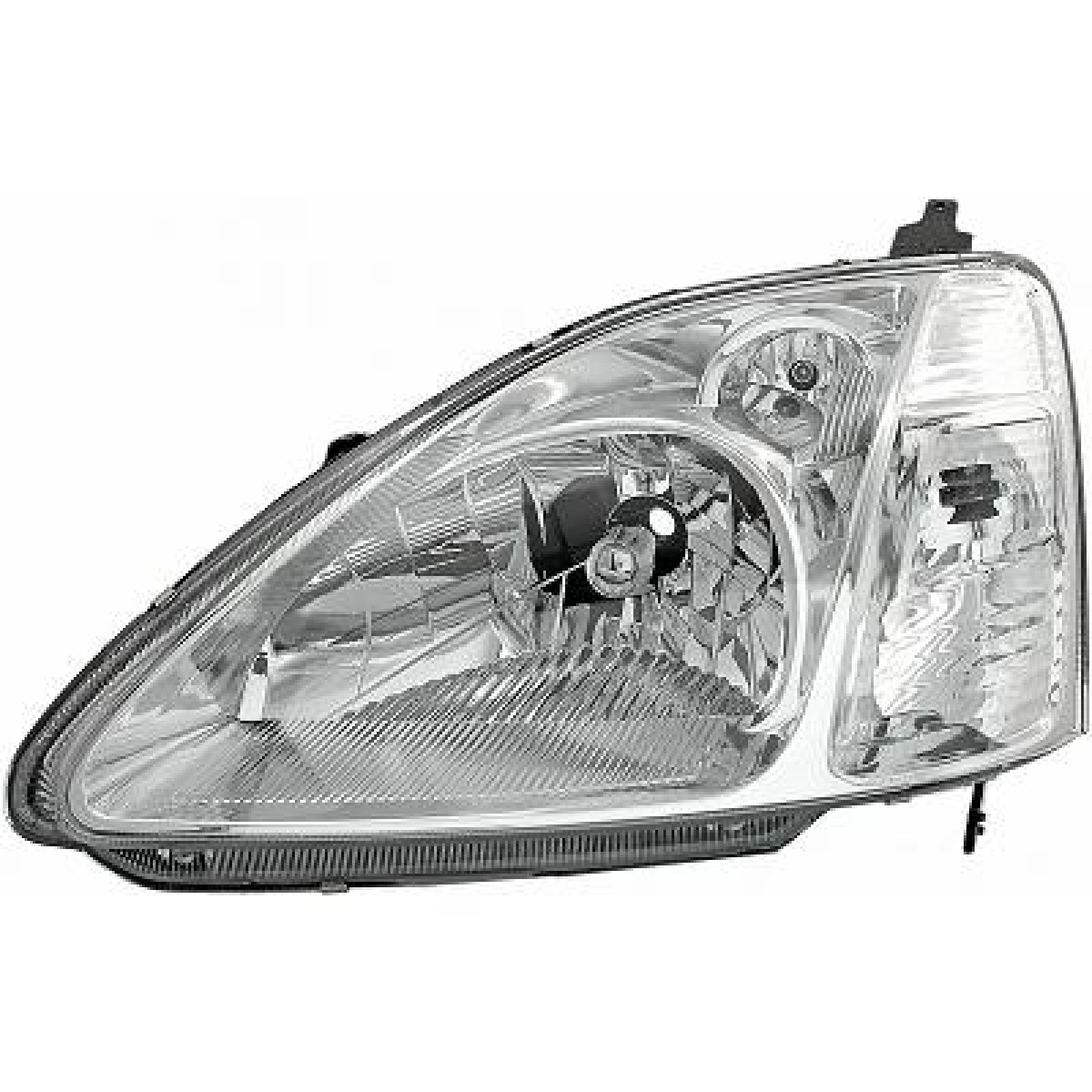 Farol principal Esquerdo para Honda Civic 3/5 portasHatchback01-03
