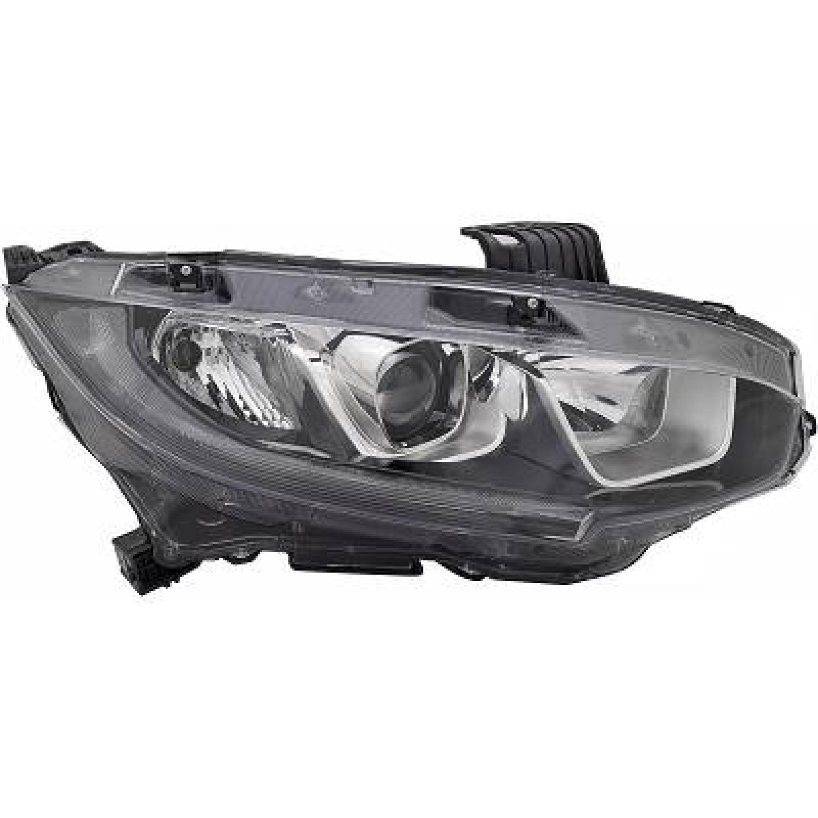 Farol principal Direito para Honda Civic 17->>