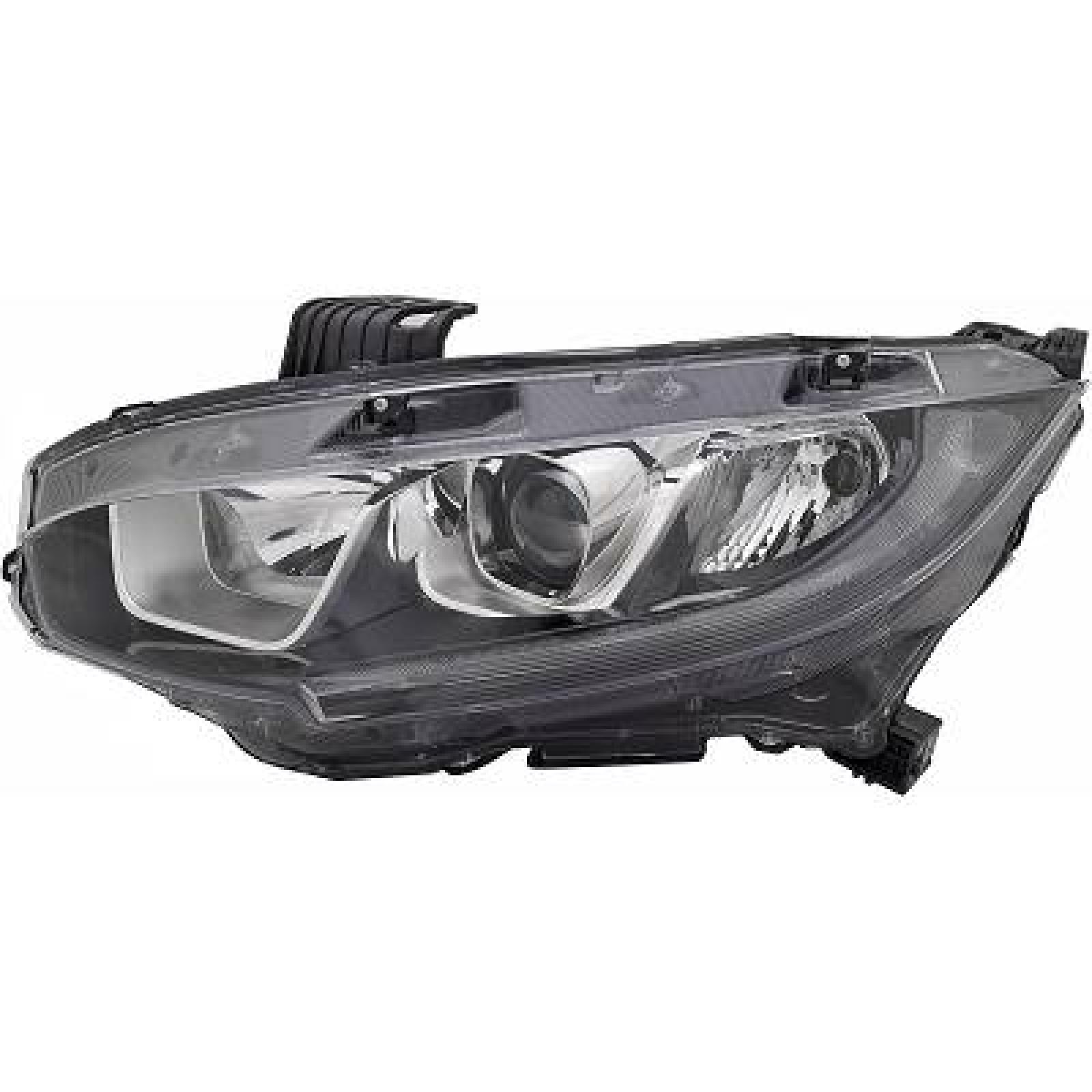 Farol principal Esquerdo para Honda Civic 17->>