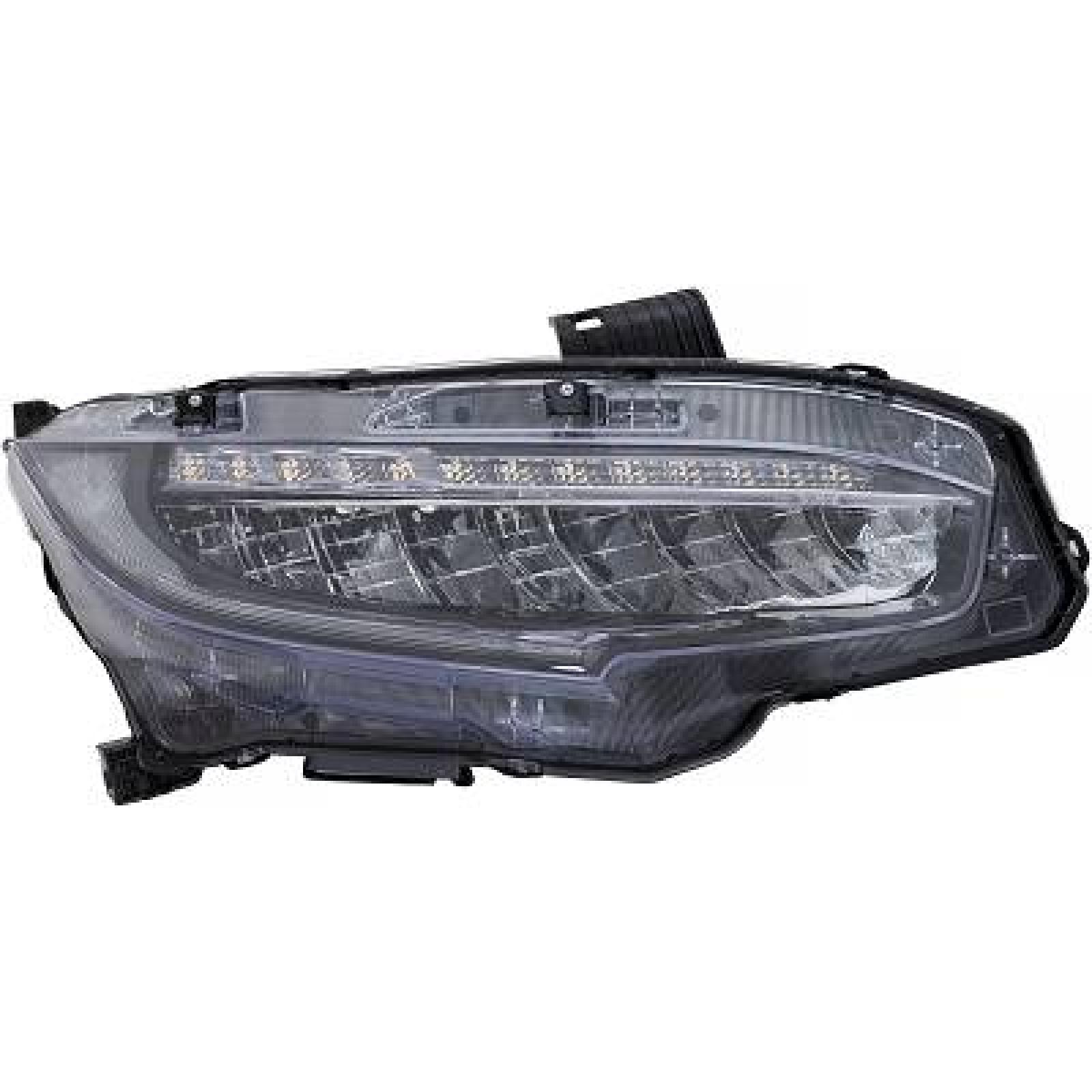 Farol principal Direito para Honda Civic 17->>