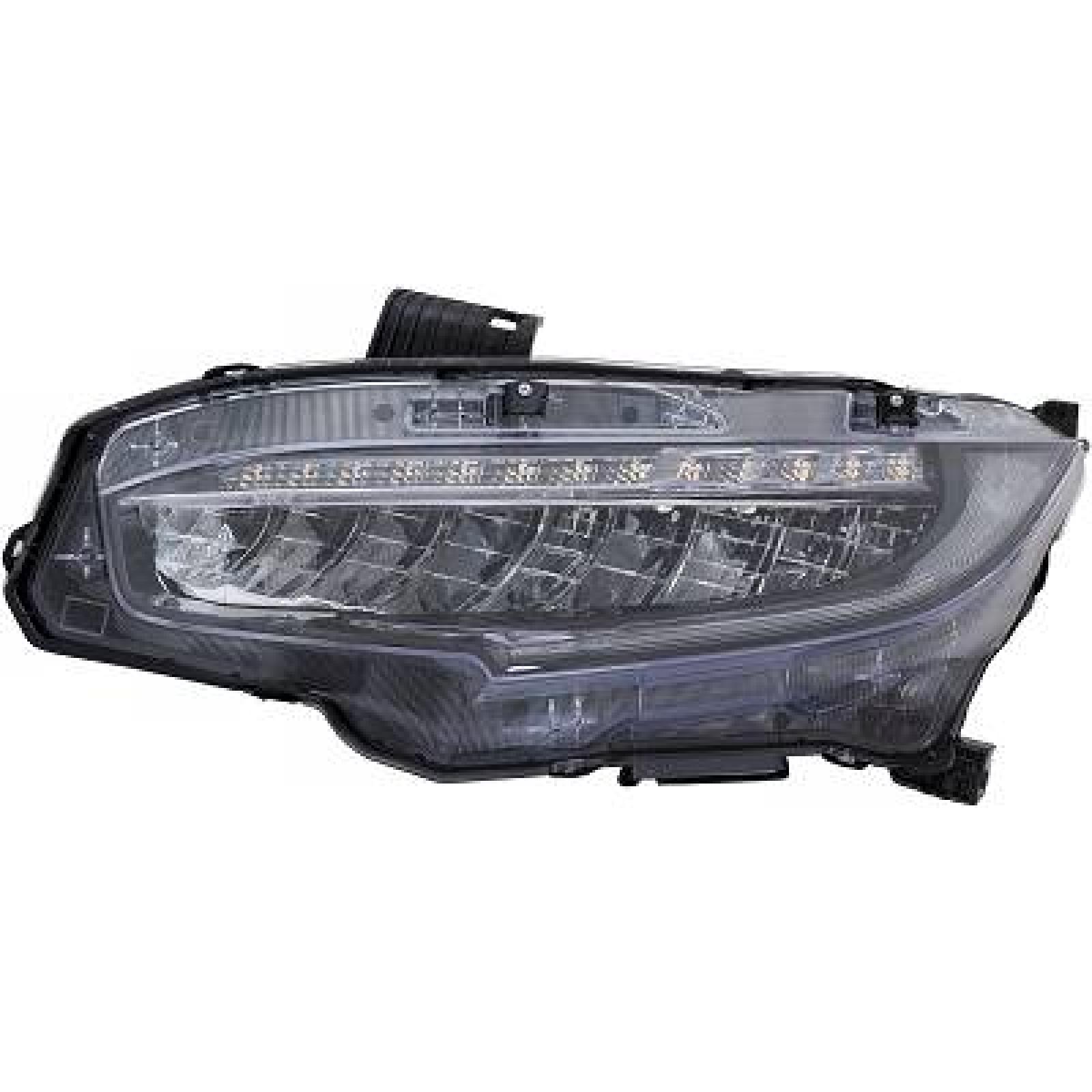 Farol principal Esquerdo para Honda Civic 17->>