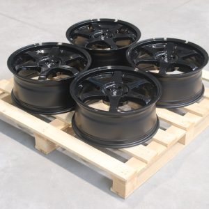 Jante JR Wheels Complete Sets 18x8 ET37 5x108 - Black
