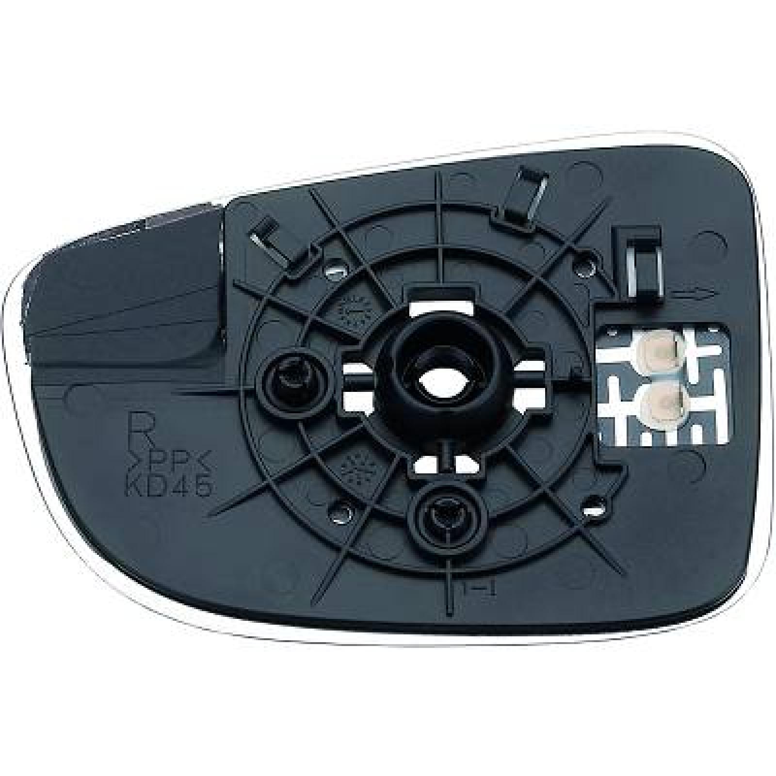 Vidro de espelho, espelho retrovisor exterior Direito para Mazda 6 Berlina/Carrinha 12->>
