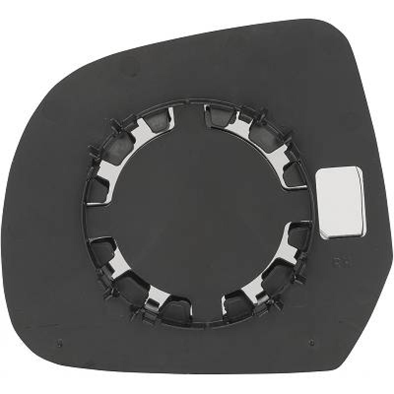 Vidro de espelho, espelho retrovisor exterior Direito para Nissan Micra K13 10-13