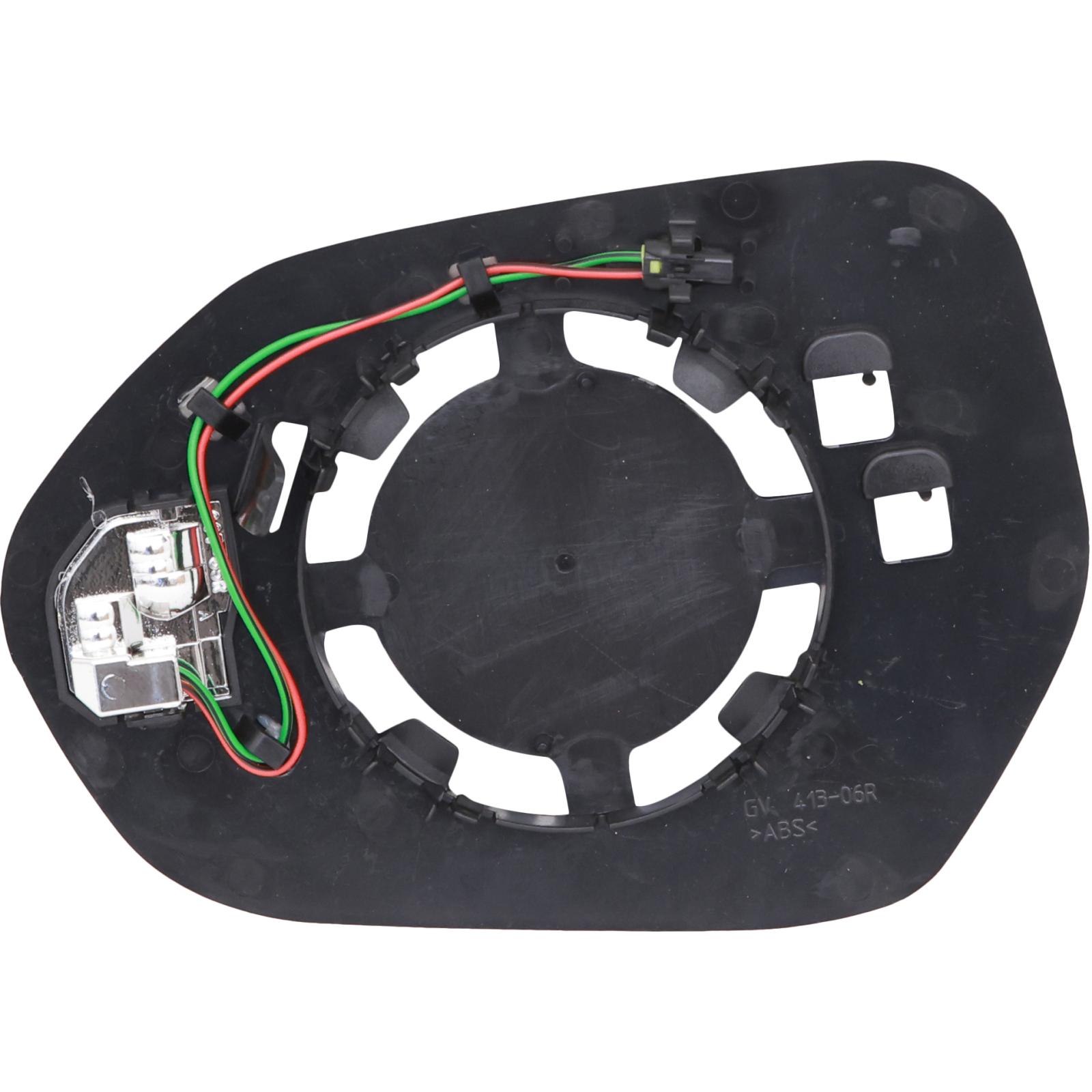 Vidro de espelho, espelho retrovisor exterior Direito para Mazda 2 22->>