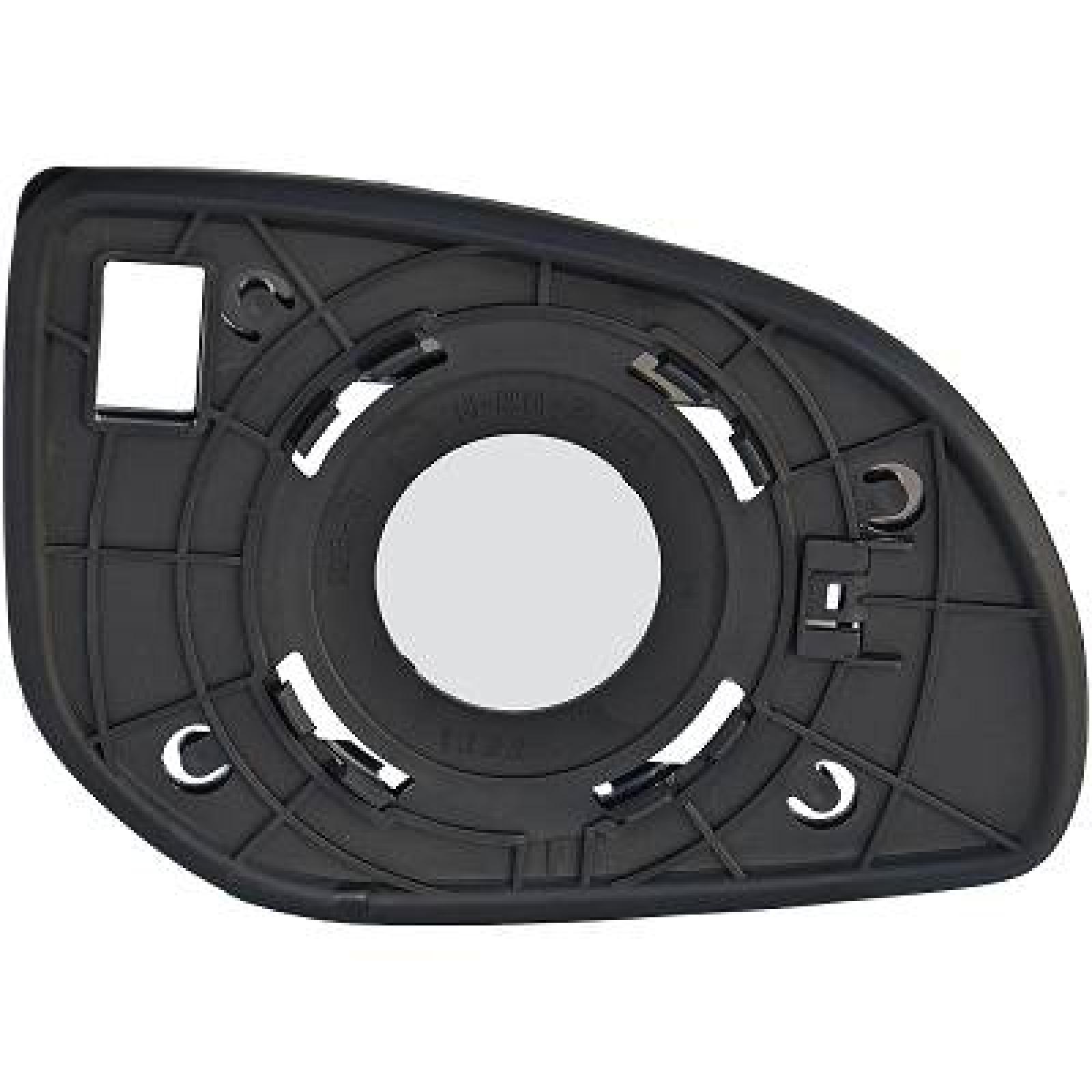 Vidro de espelho, espelho retrovisor exterior Esquerdo para Hyundai I 20 12->>