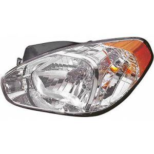 Farol principal Esquerdo para Hyundai Accent 06->>