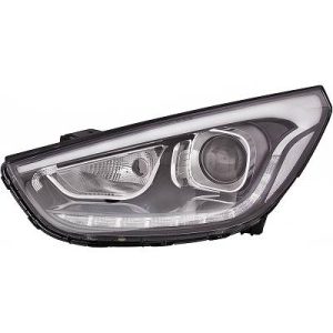 Farol principal Esquerdo para Hyundai IX 35 10-13 + 13->>