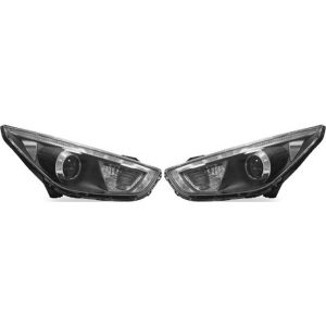 Jogo de faróis principais para Hyundai IX 35 10-13
