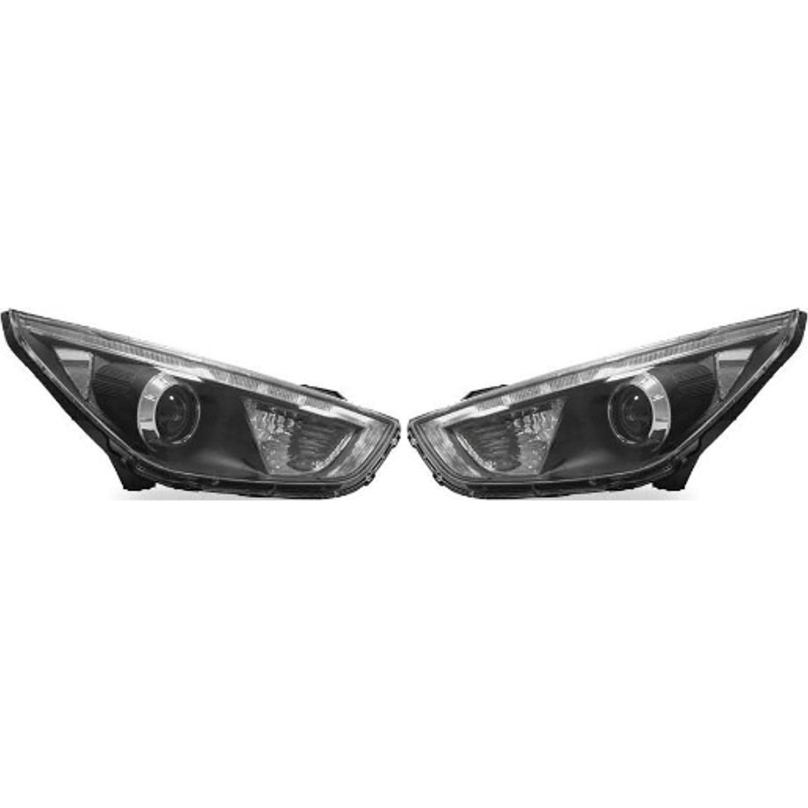Jogo de faróis principais para Hyundai IX 35 10-13