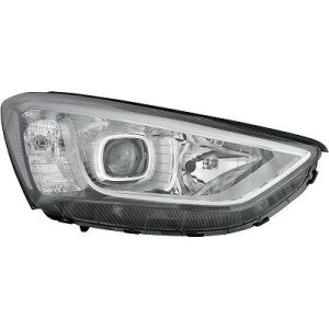 Farol principal Direito para Hyundai Santa Fe 12-16