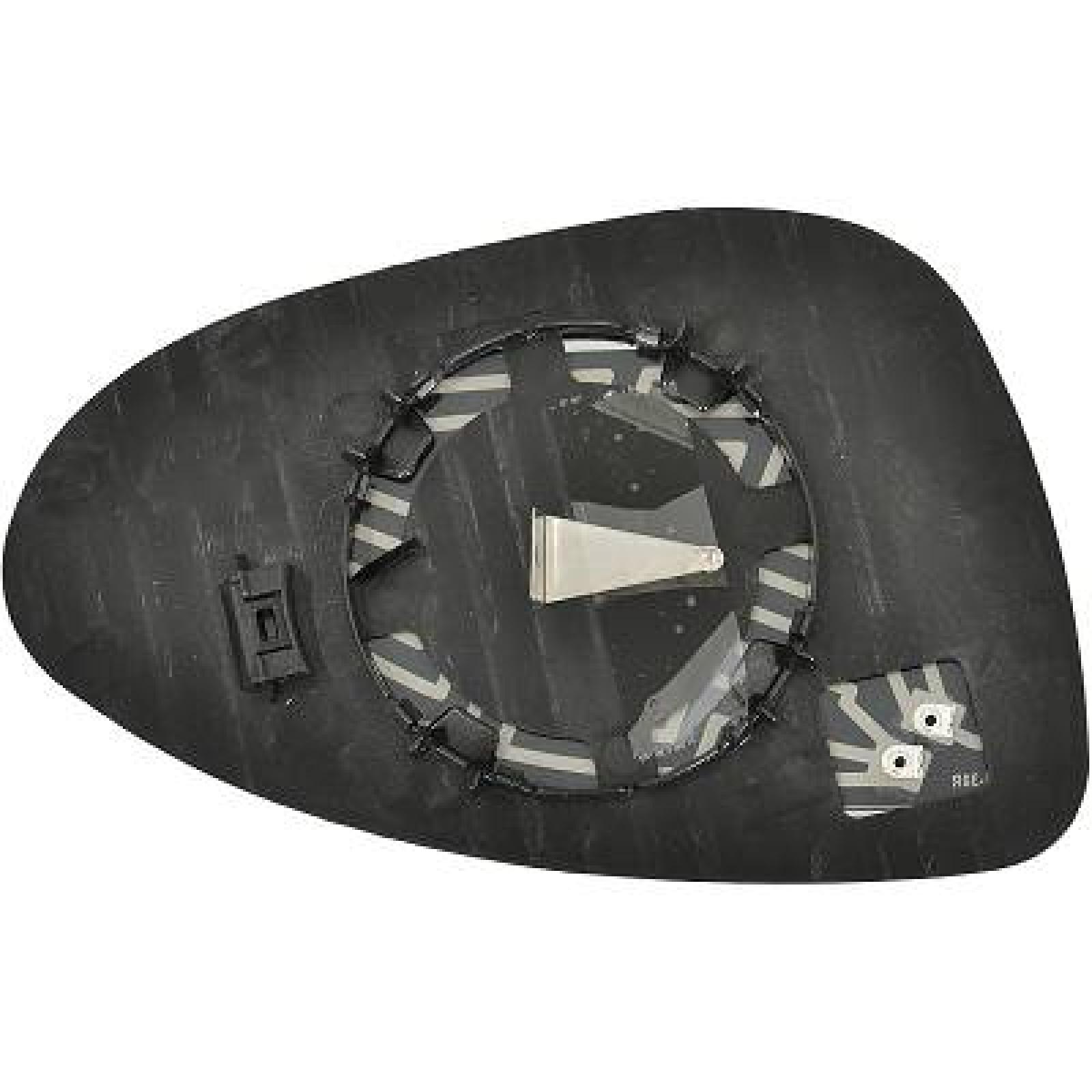 Vidro de espelho, espelho retrovisor exterior Esquerdo para Chevrolet/Daewoo Aveo Fliess-/Berlina 11->>