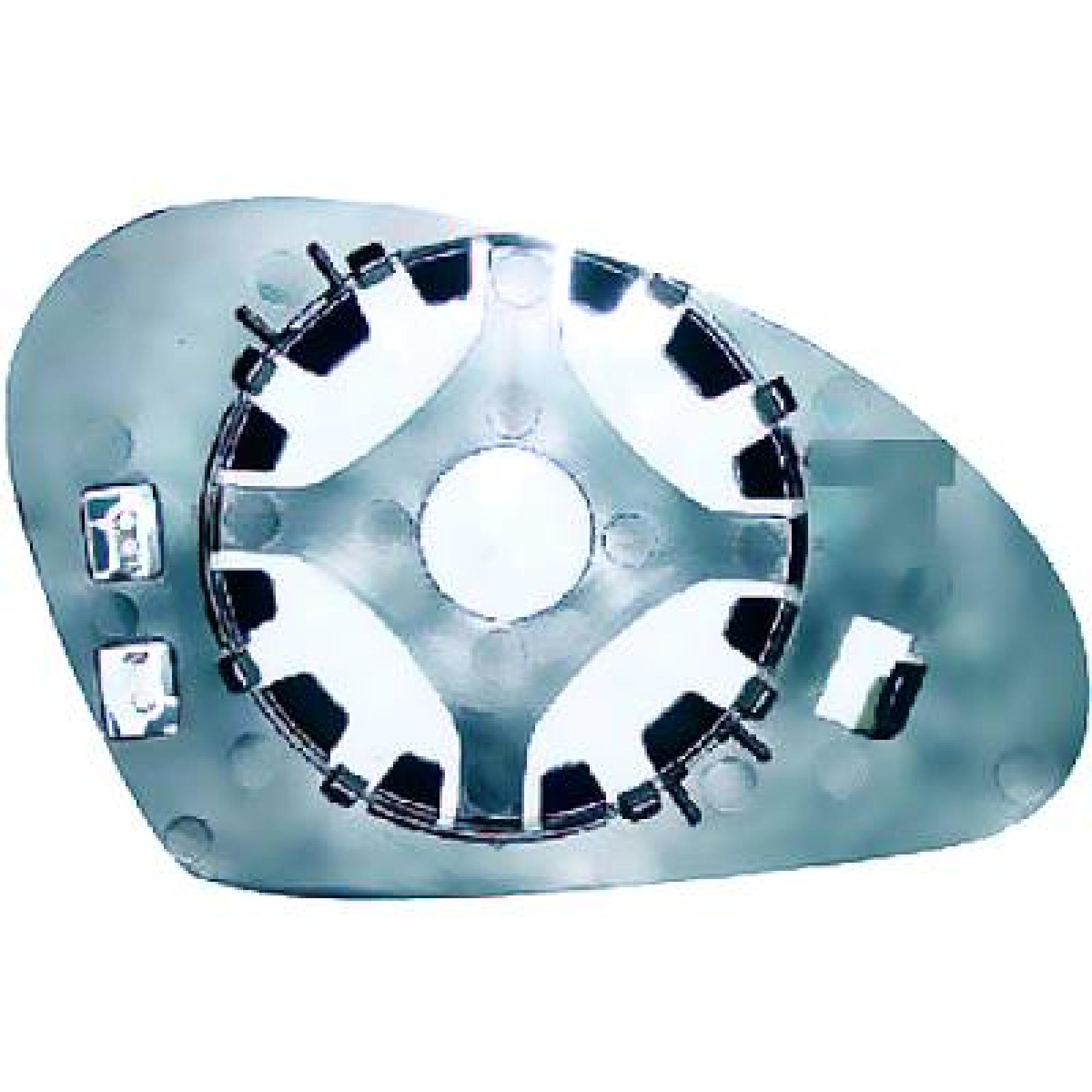 Vidro de espelho, espelho retrovisor exterior Direito para Seat Altea 04-09