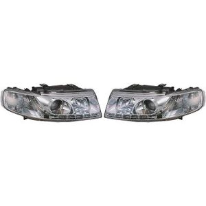 Jogo de faróis principais para Seat Toledo/Leon (Typ1M/L) 99-04