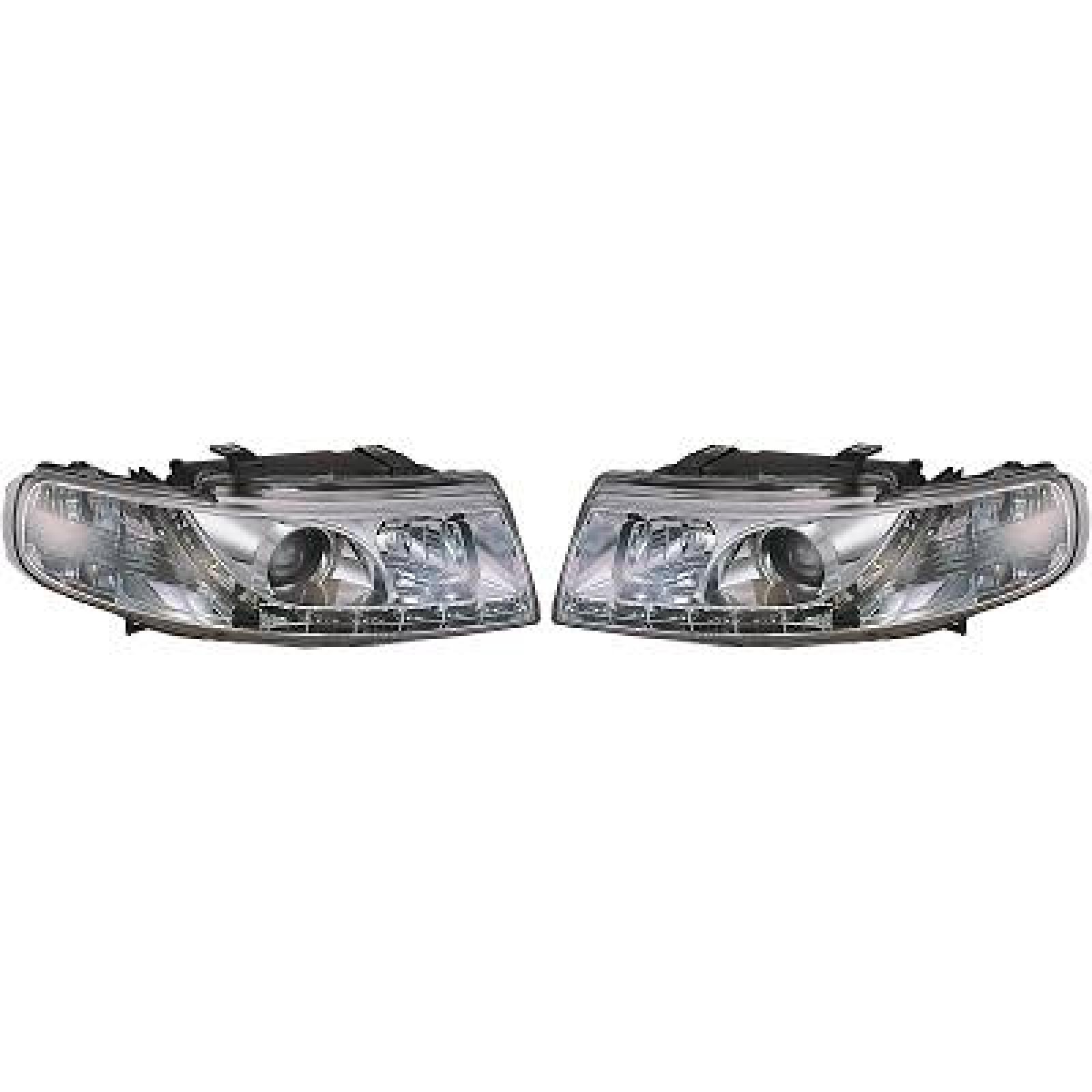 Jogo de faróis principais para Seat Toledo/Leon (Typ1M/L) 99-04
