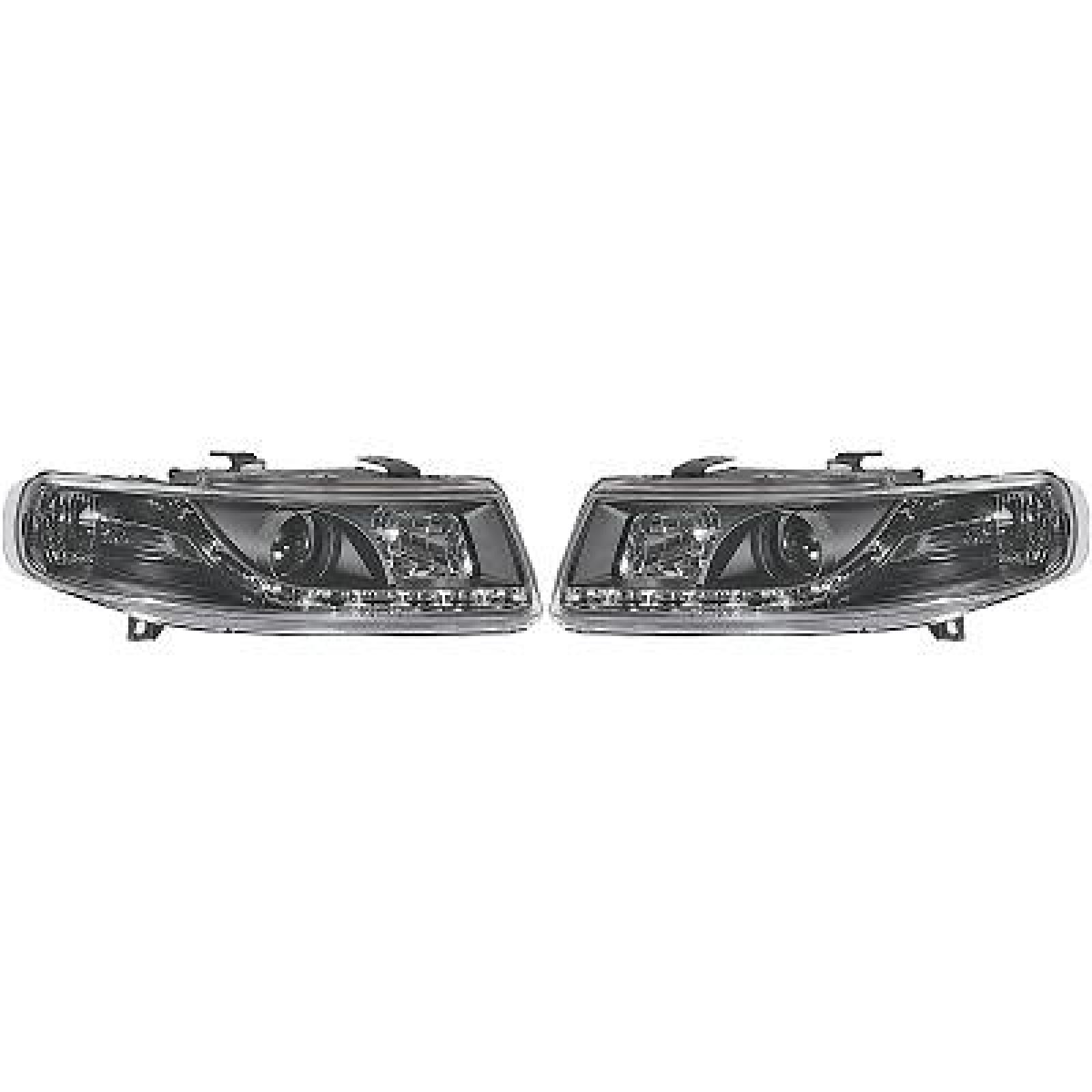 Jogo de faróis principais para Seat Toledo/Leon (Typ1M/L) 99-04