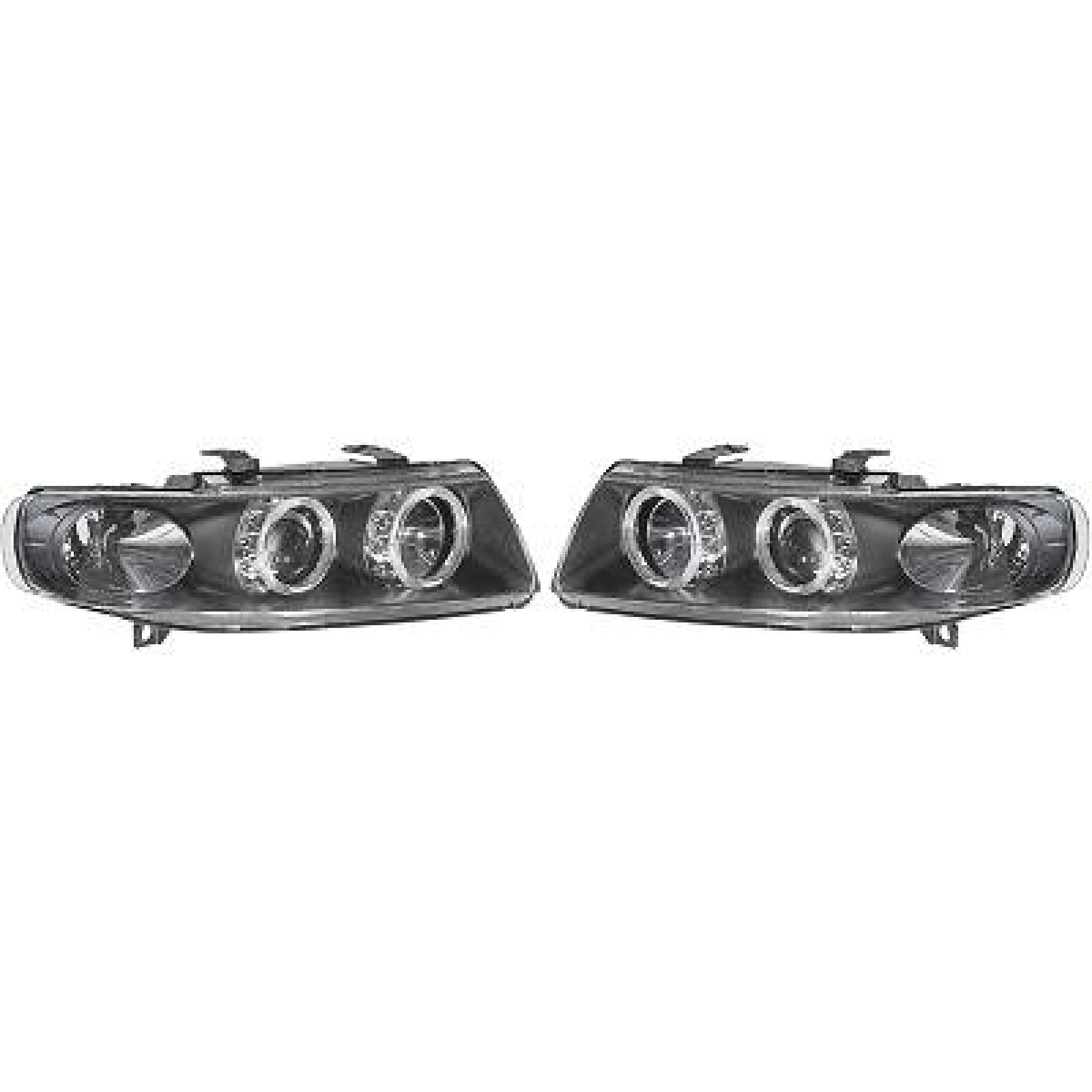 Jogo de faróis principais para Seat Toledo/Leon (Typ1M/L) 99-04