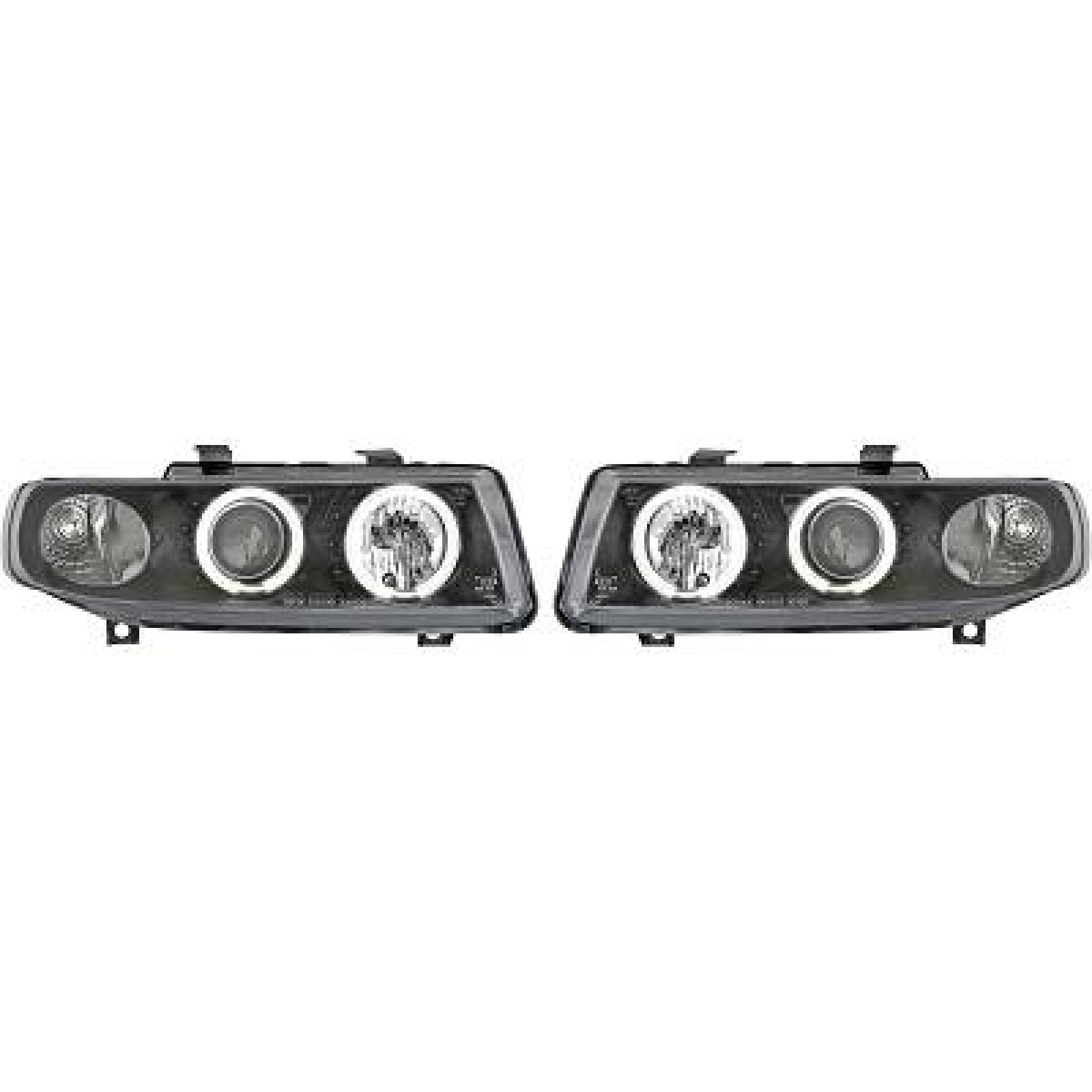 Jogo de faróis principais para Seat Toledo/Leon (Typ1M/L) 99-04
