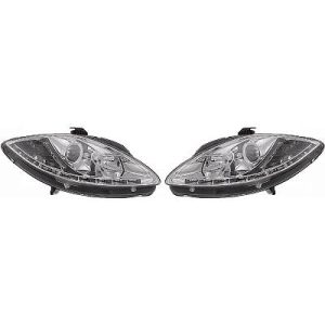 Jogo de faróis principais para Seat Toledo/Leon/Altea 09-12