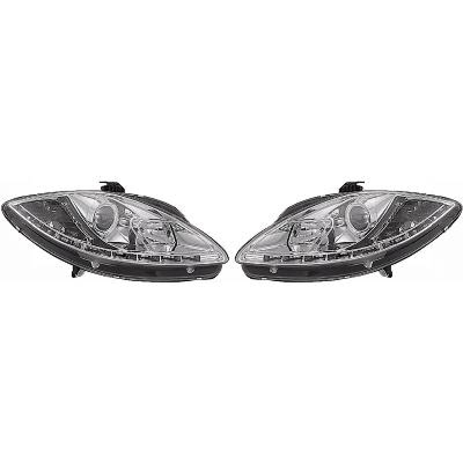 Jogo de faróis principais para Seat Toledo/Leon/Altea 09-12